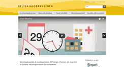 Desktop Screenshot of belysningsbranschen.se